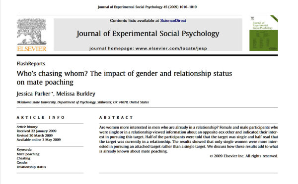Кто за кем гонится? Влияние пола и семейного положения на переманивание партнера