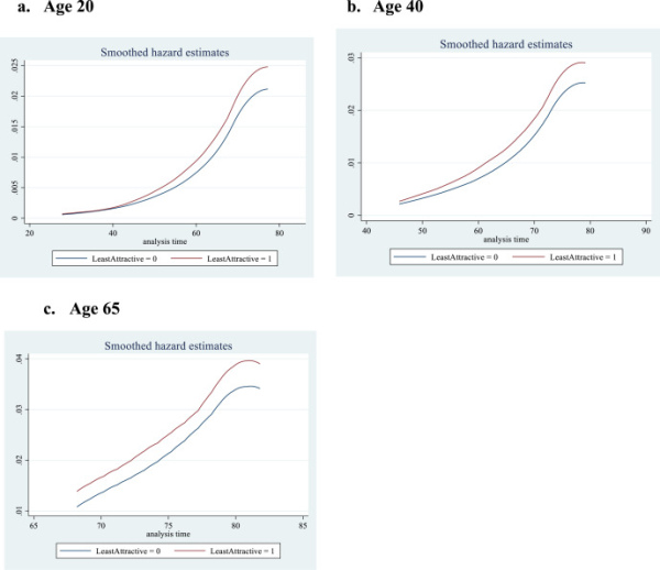 Внешний вид и долговечность, сглаженные оценки функции риска (или функции опасности)