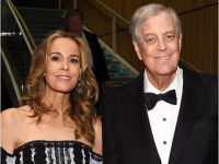 Джулия Кох с мужем - 2018